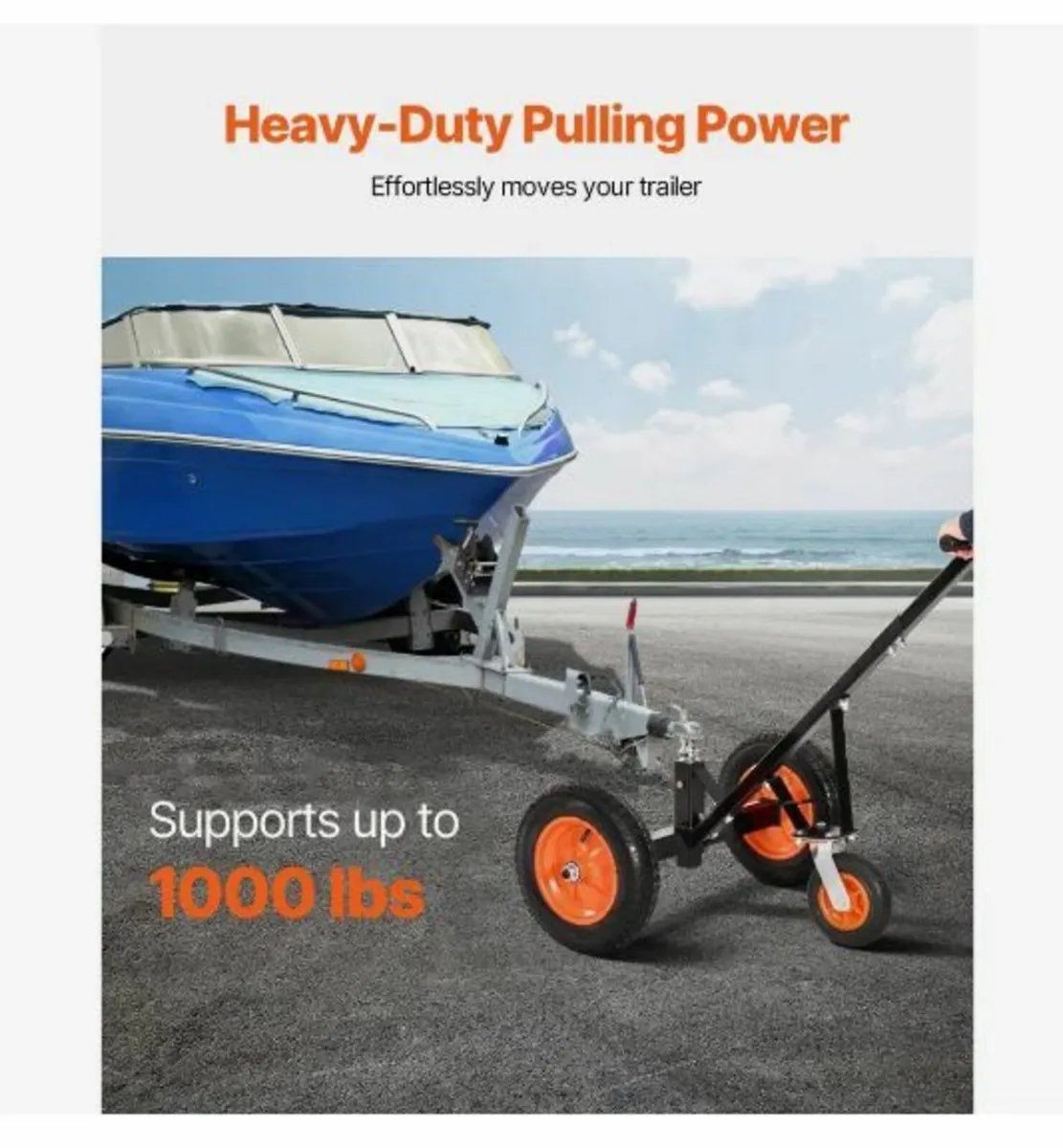 Trailer Dolly, 1000lbs Tongue Weight Capacity - Image 2