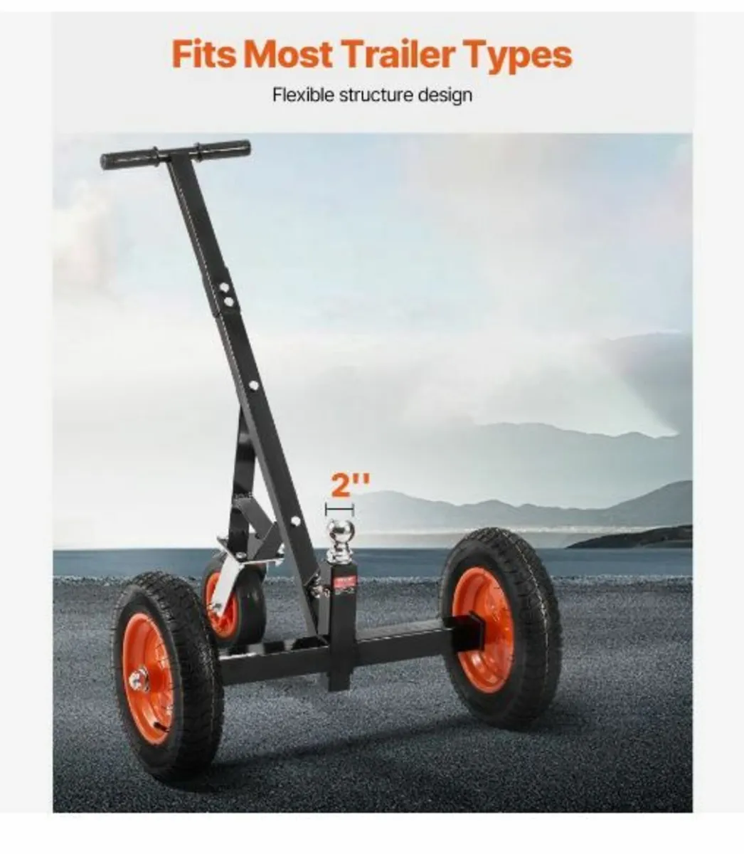 Trailer Dolly, 1000lbs Tongue Weight Capacity - Image 3