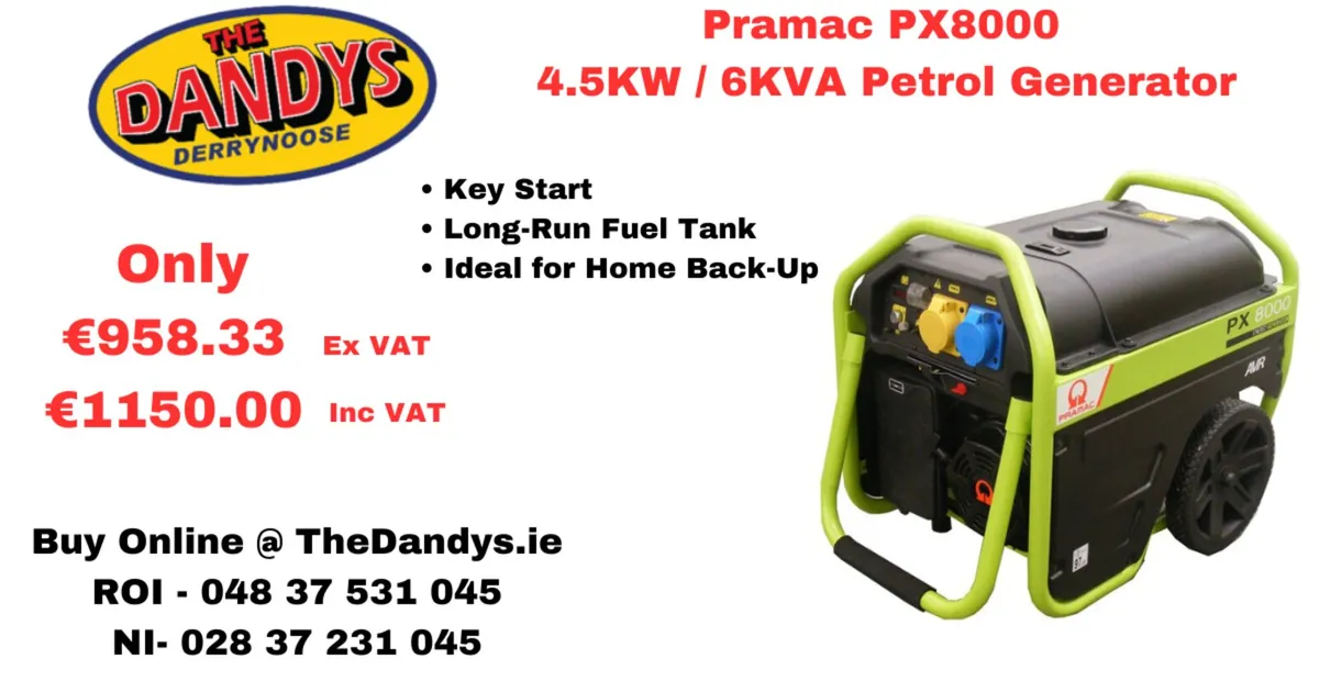 Pramac Generators For Sale - Ideal Home Backup - Image 2