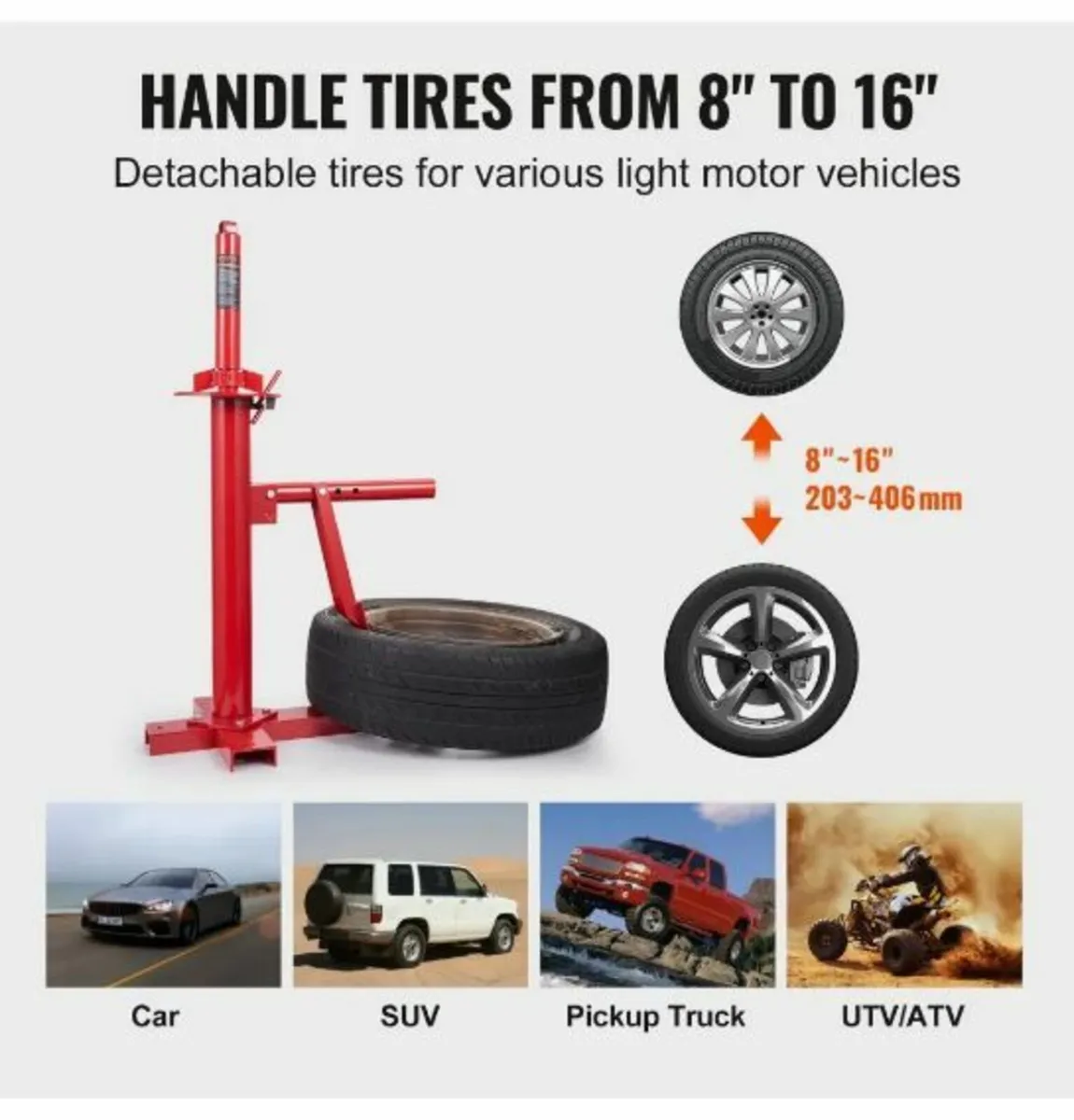 Portable Manual Tire Changer Bead Breaker Tool - Image 4