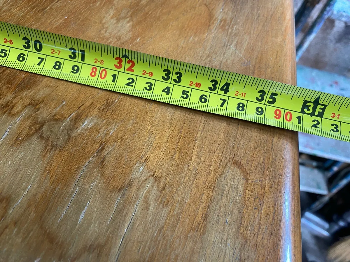 Vintage Oak veneer Display Cabinet - Image 4