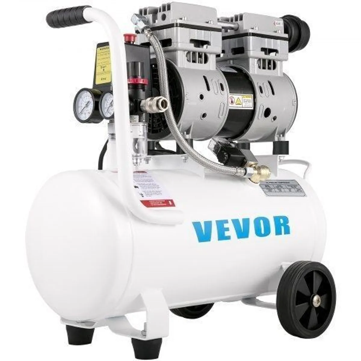 Air Compressor 5.5 Gallon, Portable Air Compressor 1 HP, Oil-Free Air Compressor Steel Tank 750W, Pancake Air Compressor 115 PSI - Image 2