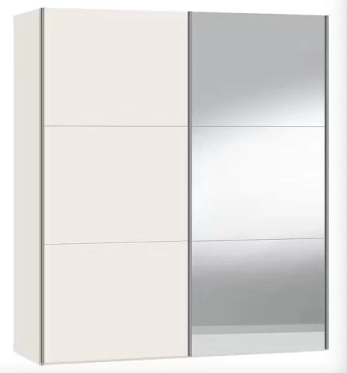 White Sliding Door Wardrobe for Sale (Excellent Condition, 90% New) - Image 1