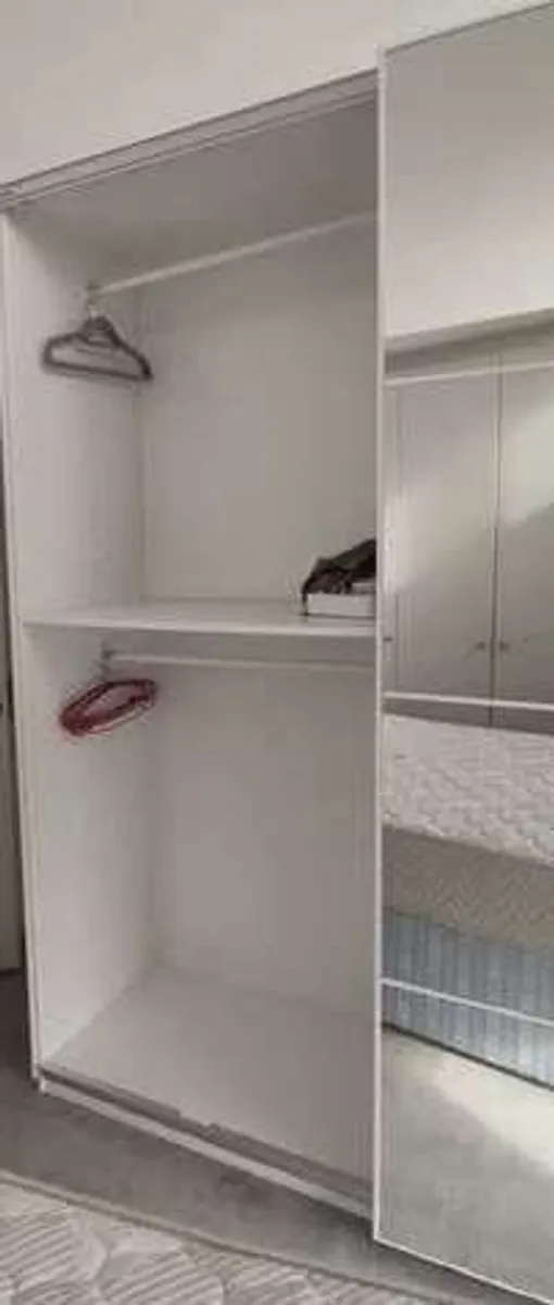White Sliding Door Wardrobe for Sale (Excellent Condition, 90% New) - Image 2