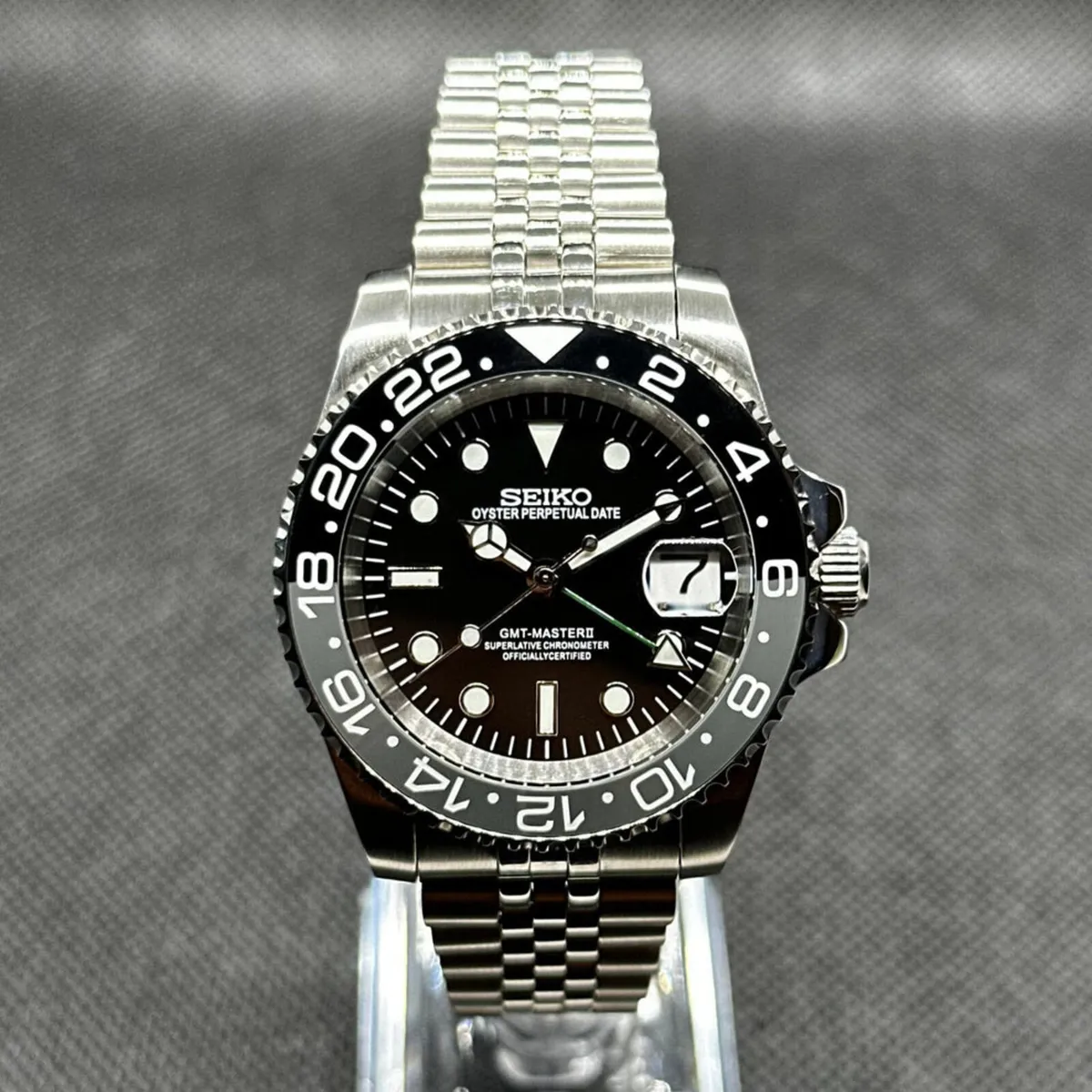 Seiko Mod Bruce Wayne Style 40mm - Image 1