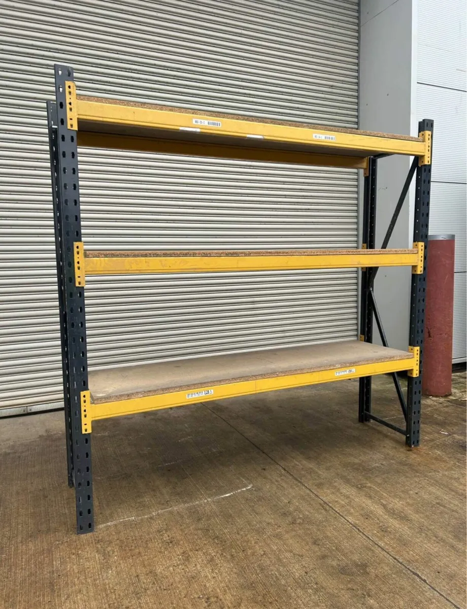 Heavy duty shelving and workbench - Image 2