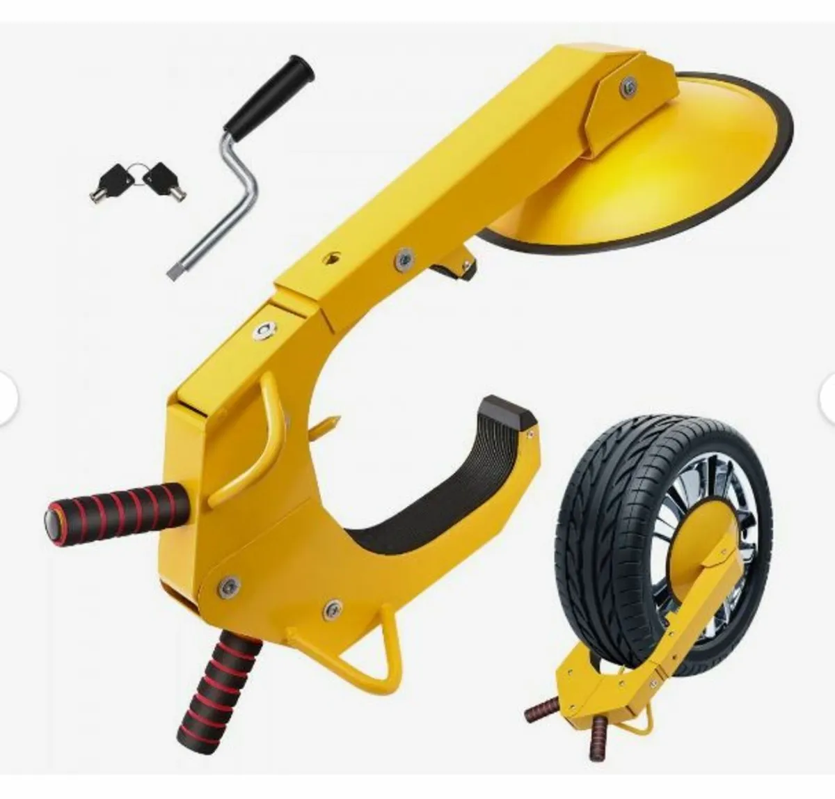 Wheel Lock Clamp, 1 Pack Trailer Wheel Lock - Image 1