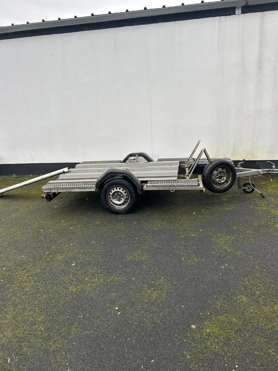 3 carrier galvanised motorcycles trailer - Image 1