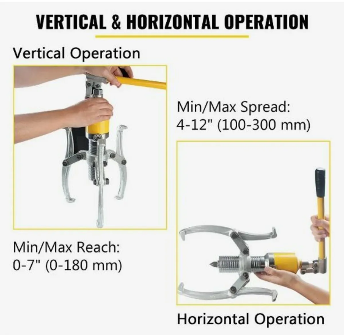 15 Ton Hydraulic Gear Puller Adjustable - Image 4