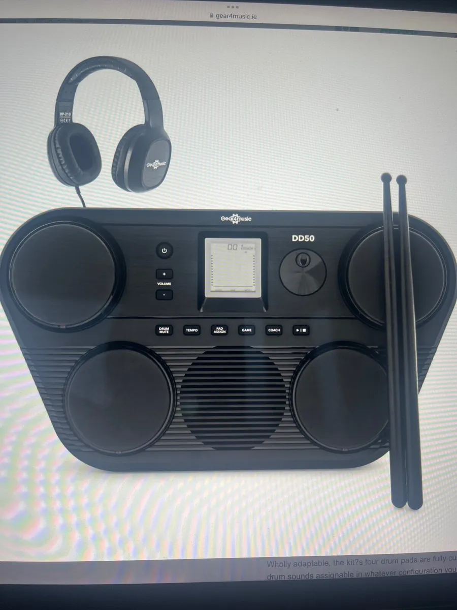 Gear4Music DD40 Digital Drum Kit - new in box - Image 1