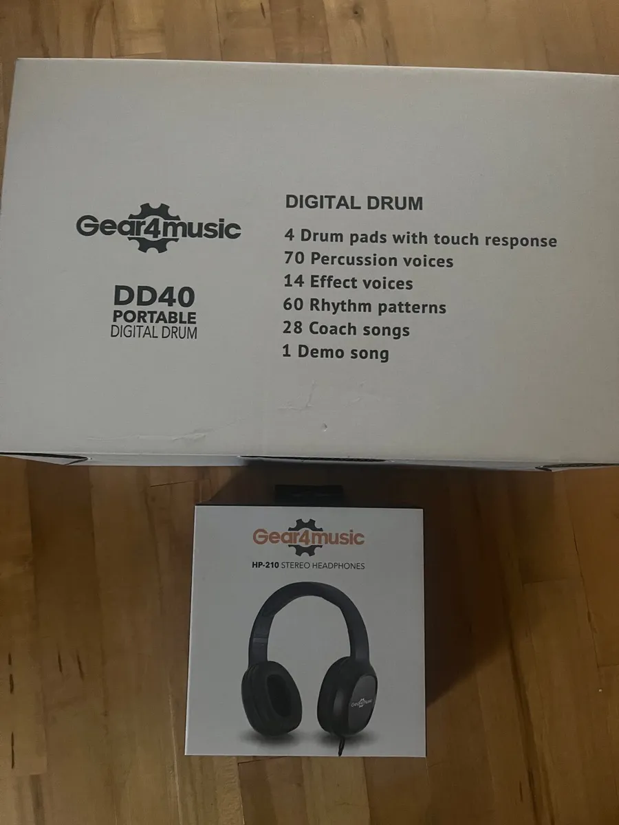 Gear4Music DD40 Digital Drum Kit - new in box - Image 2