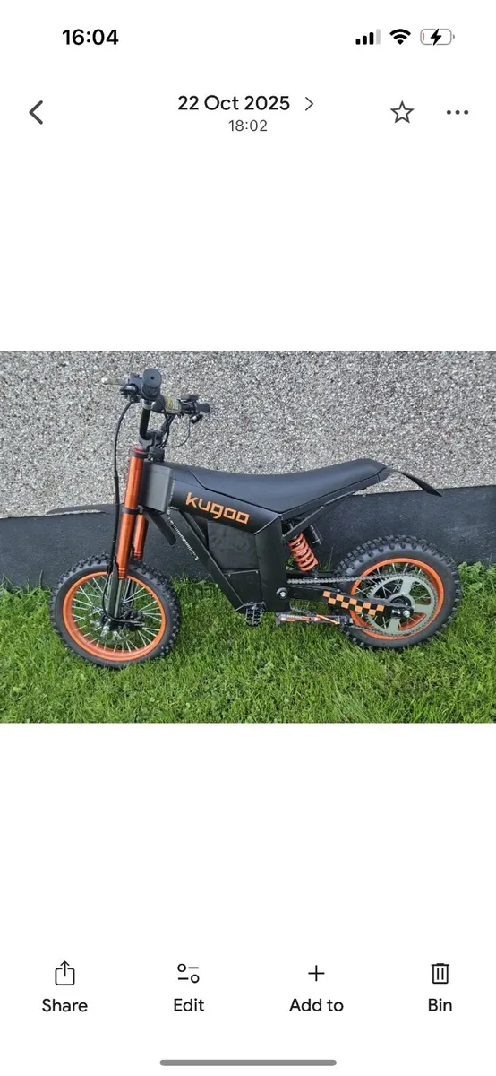 Electric Kugo wish bike - Image 3