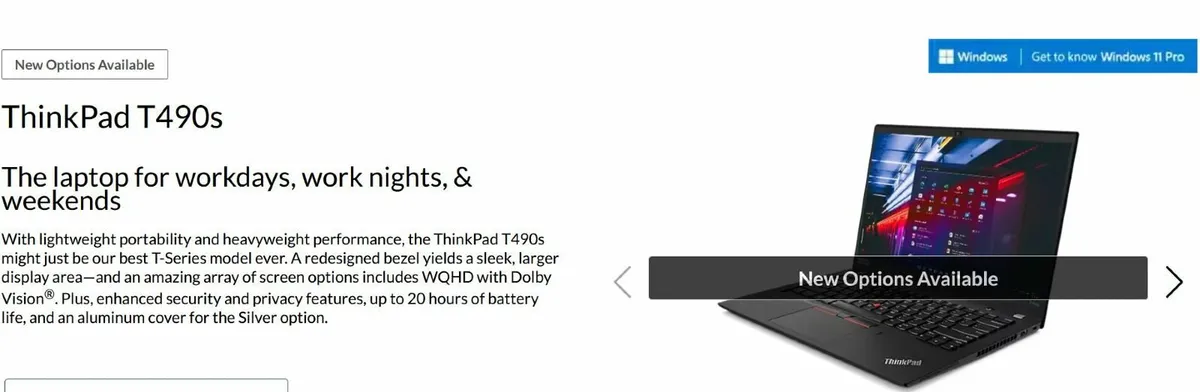 ThinkPad T490S Windows 11. Perfect - Image 3