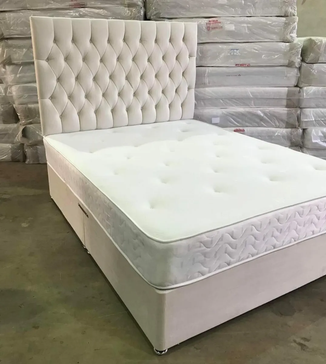 " Divan Beds - Double  with orthopedic springs" - Image 3