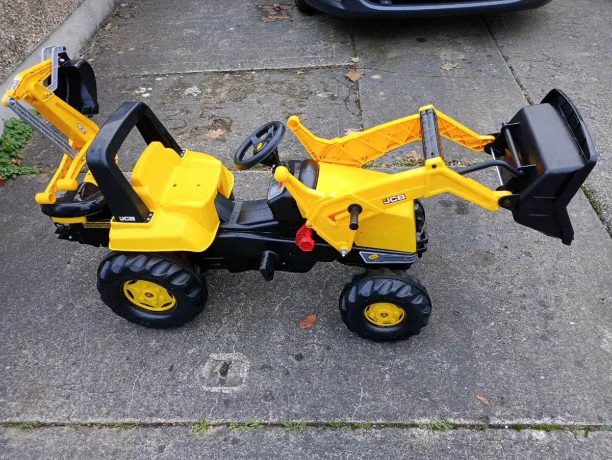 Rolly JCB 3CX digger excavator as new - Image 2