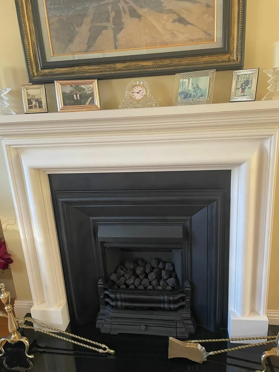 Gas Fire & cast iron surround - Image 2