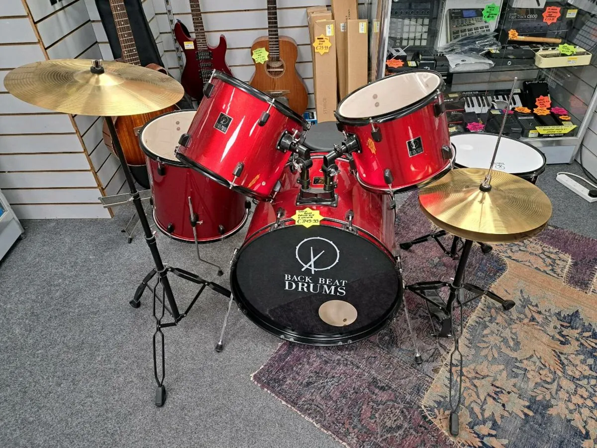 Back beat Full Drum Kit - Image 1