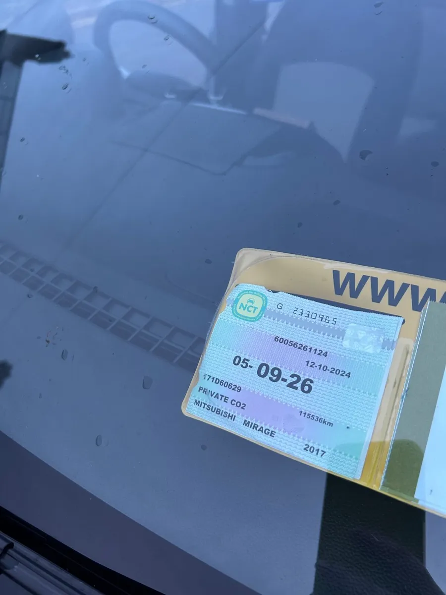 2017 MITSUBISHI MIRAGE 1.2L PETROL AUTO CAR - Image 2