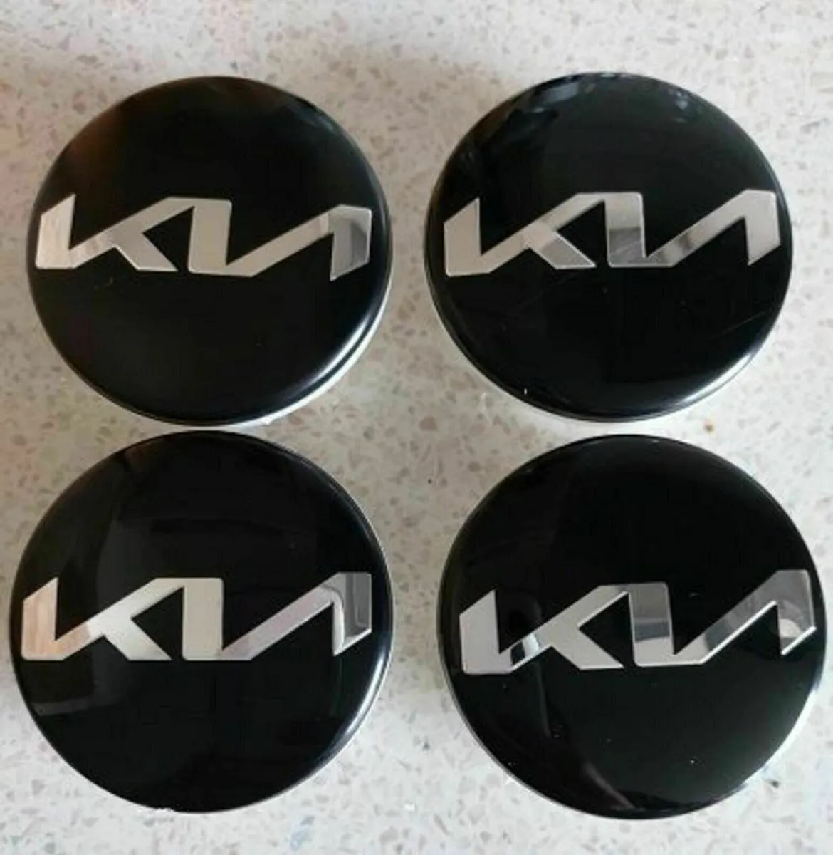 KIA centre caps (New logo) FREE POST - Image 1