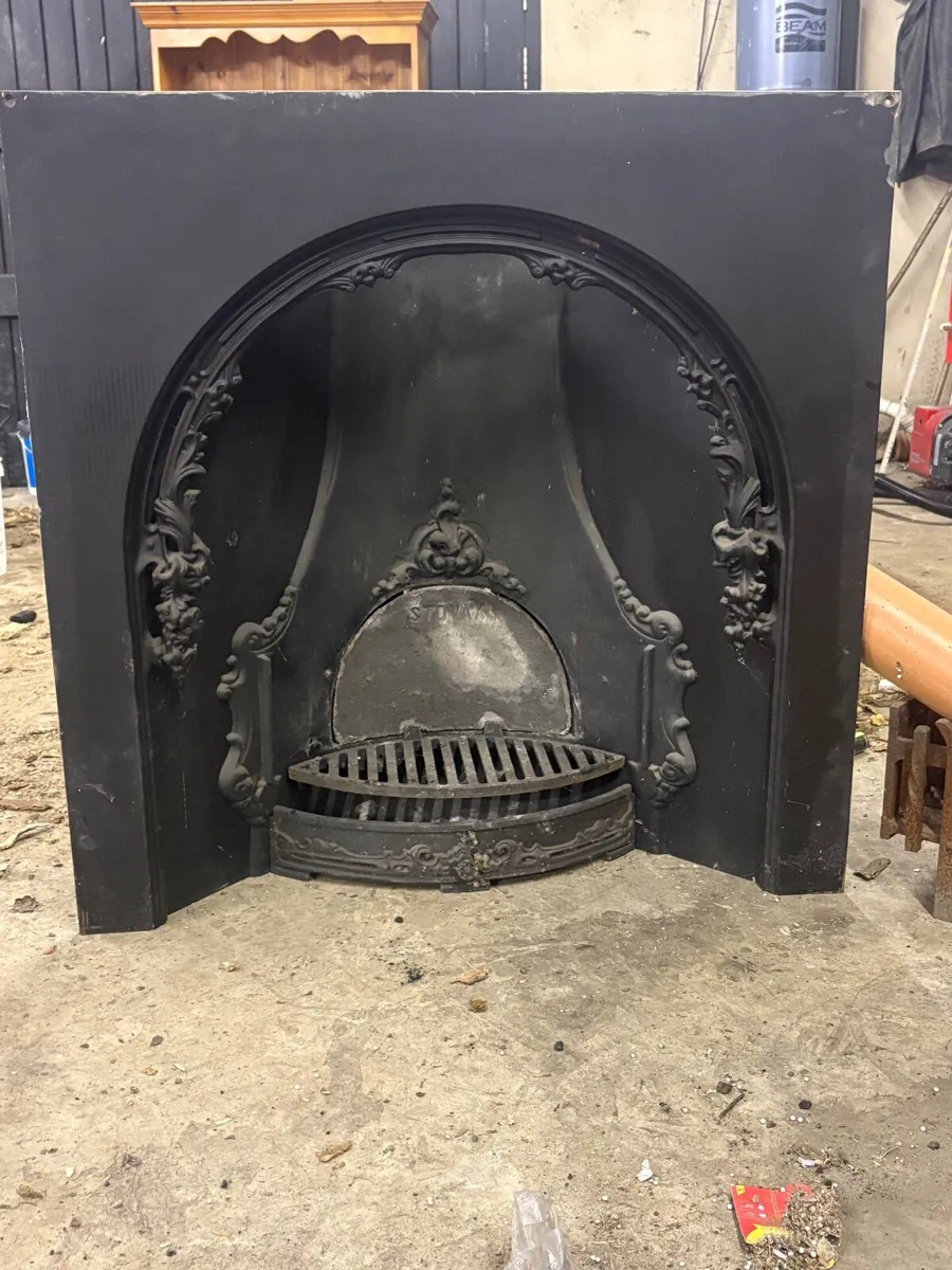 Cast iron fireplace