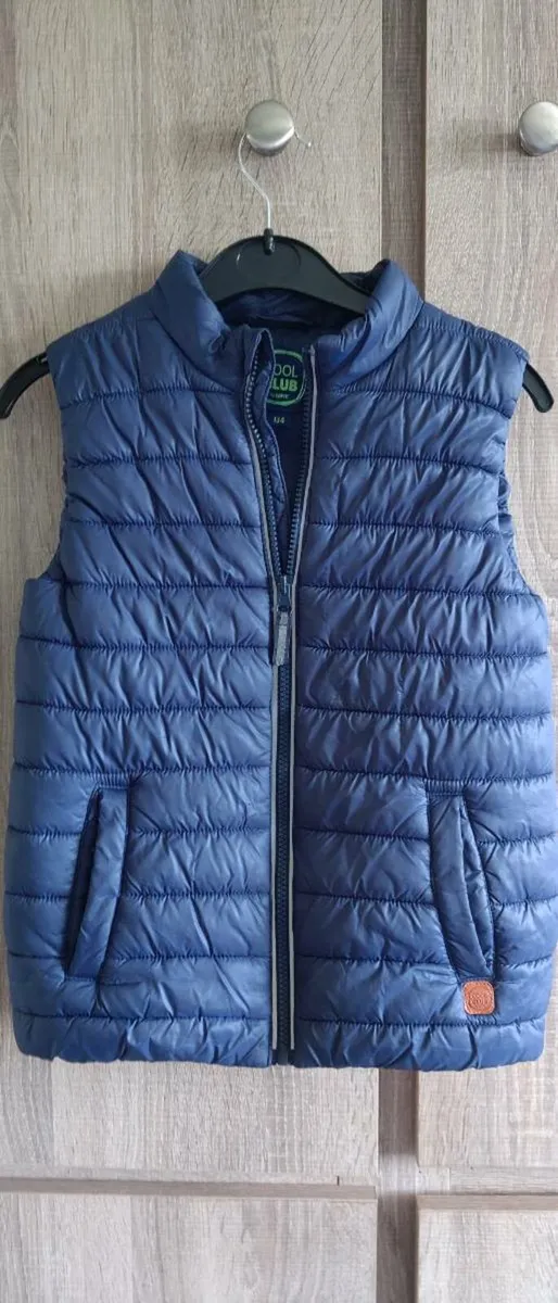 Baby boy best gilet with reflective parts 134 cm - Image 1
