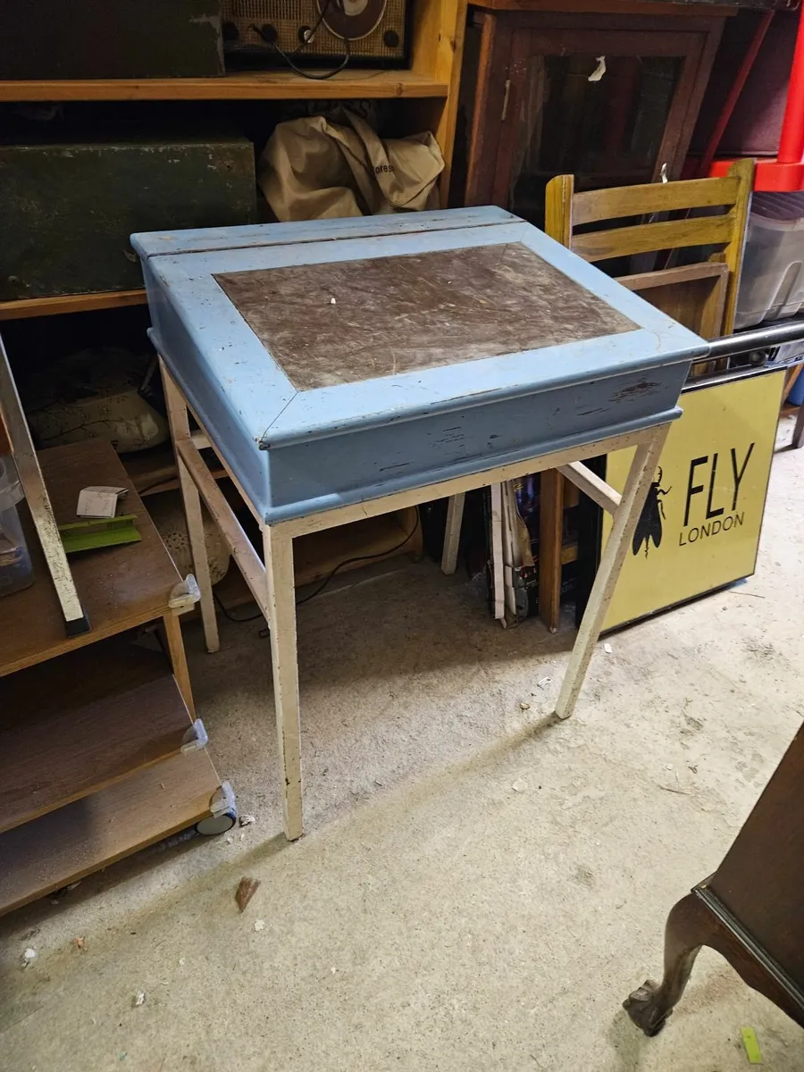 Vintage School Desk - Image 2