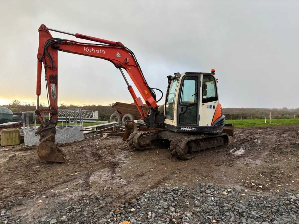 2010 Kubota KX080-3  8 Ton Digger - Image 1