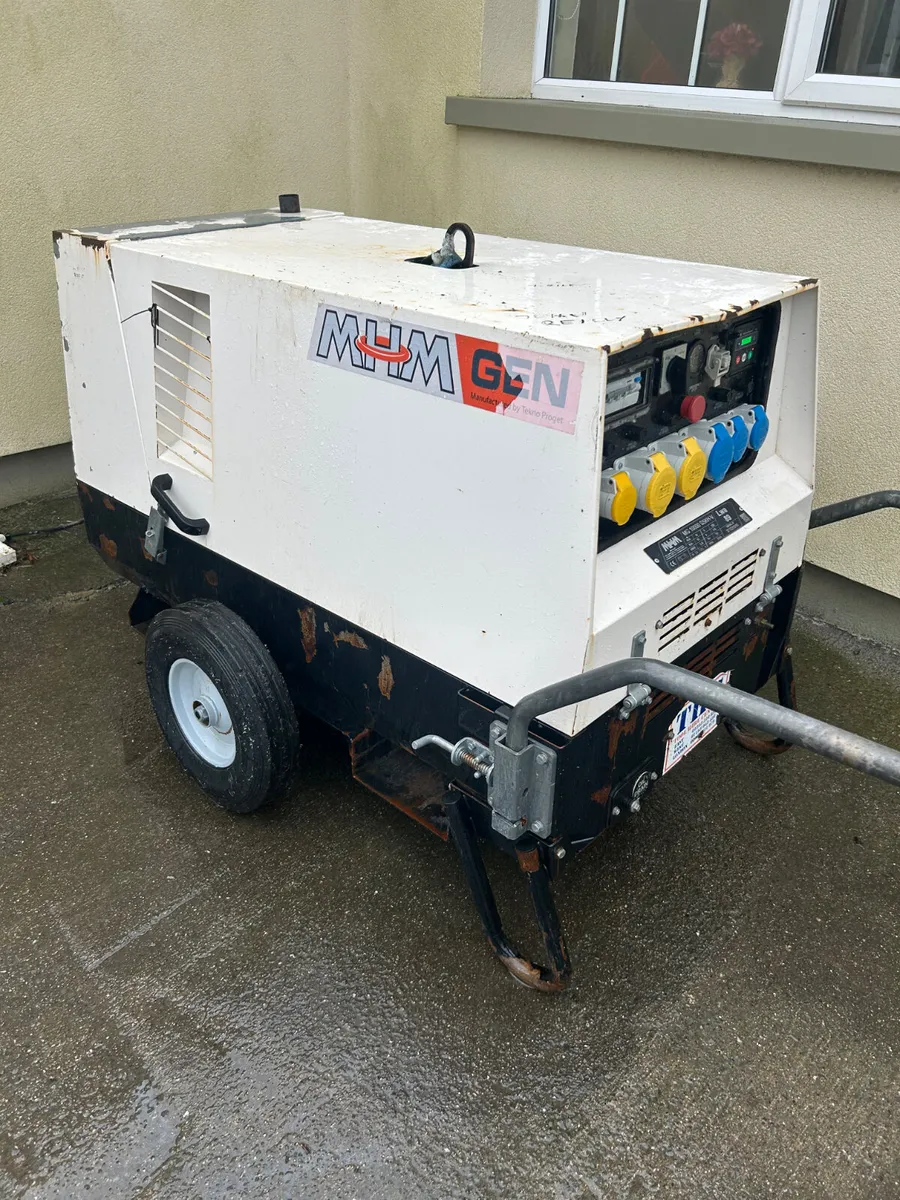 Mhm 10kva generator 1700hrs 3cyl kohler engine - Image 1