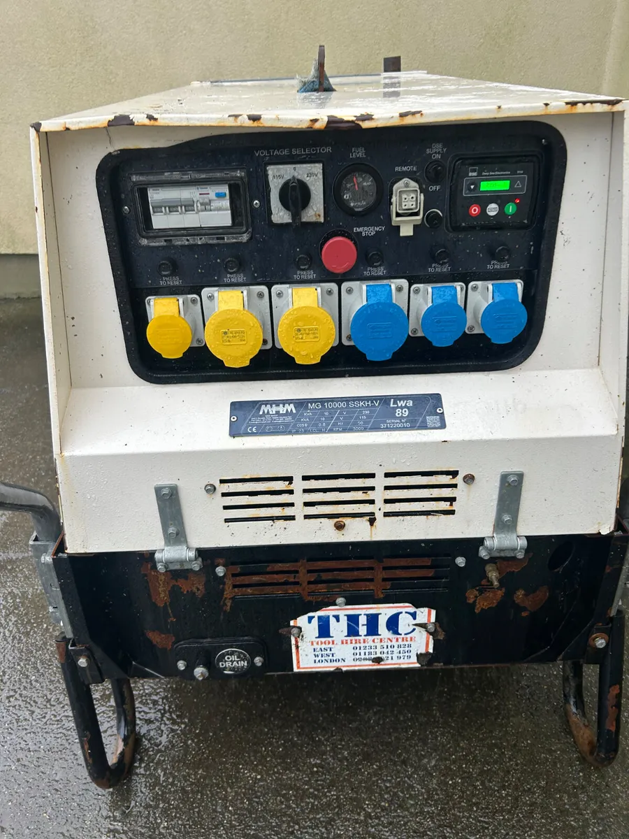 Mhm 10kva generator 1700hrs 3cyl kohler engine - Image 2