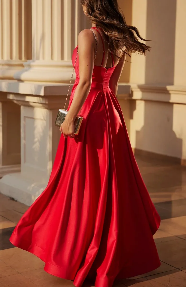 Asymmetrical Maxi Dress size fits xs -s - Image 2