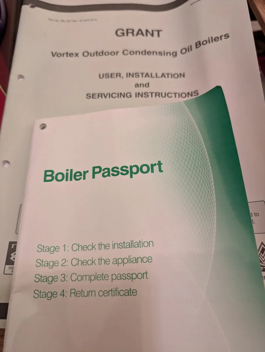 Grant vortex condensing oil boiler - Image 2