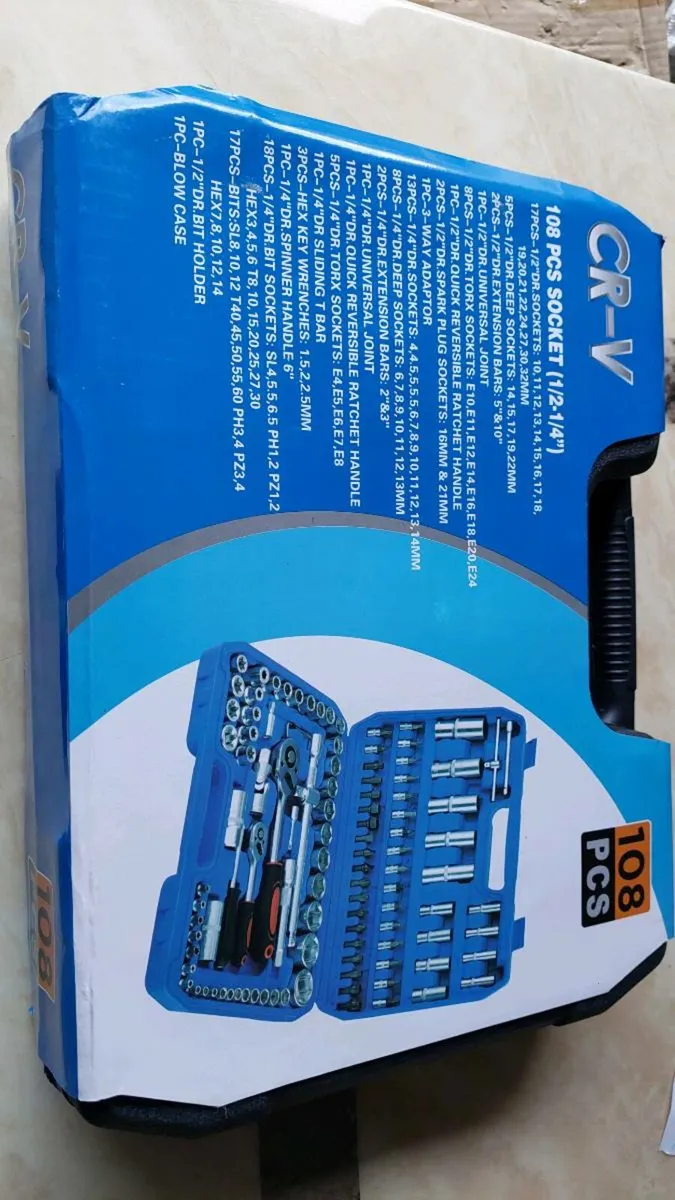 108 Piece Chrome Vanidium Socket Set - Image 3