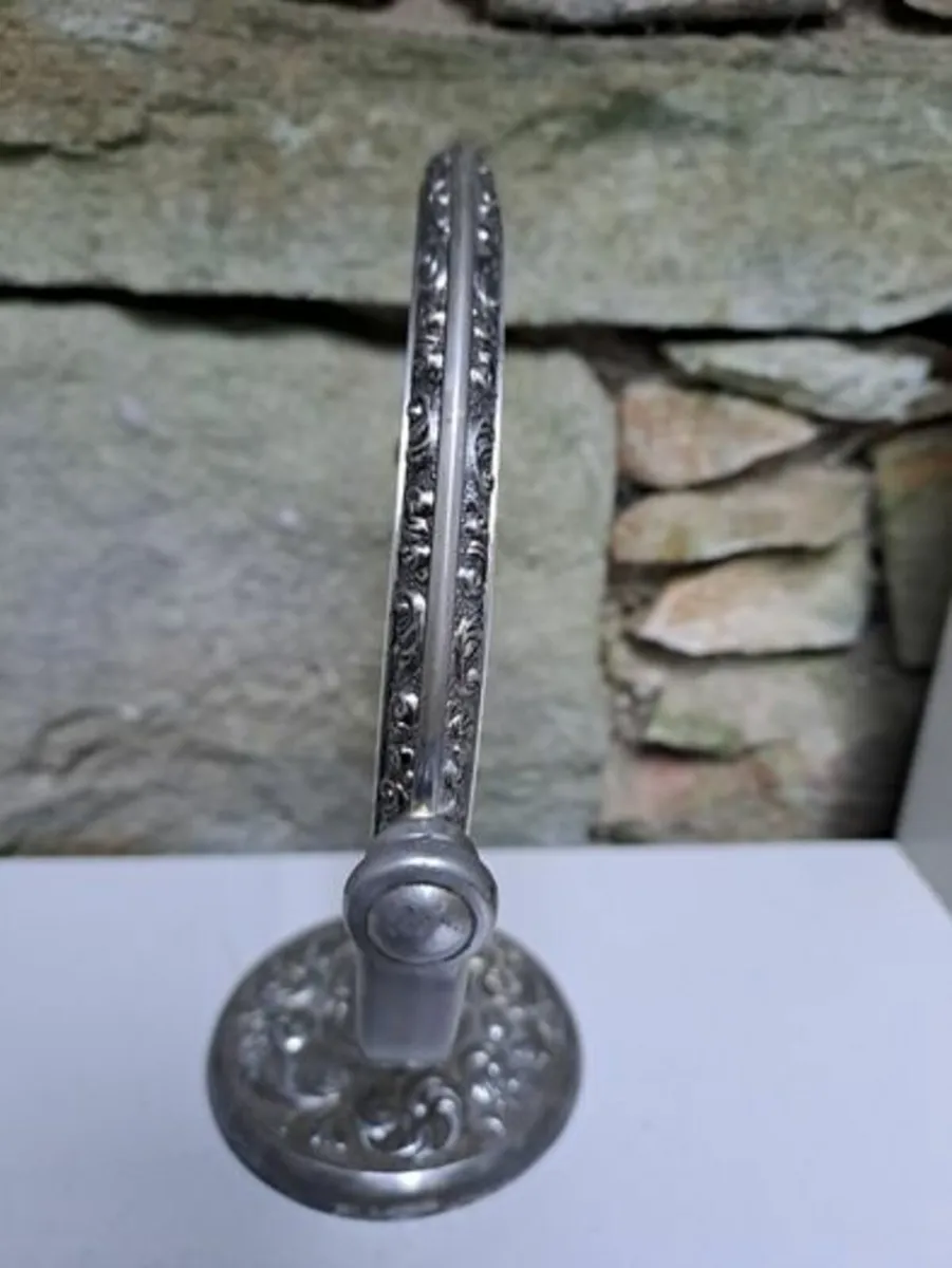 Silver vanity mirror - Image 2