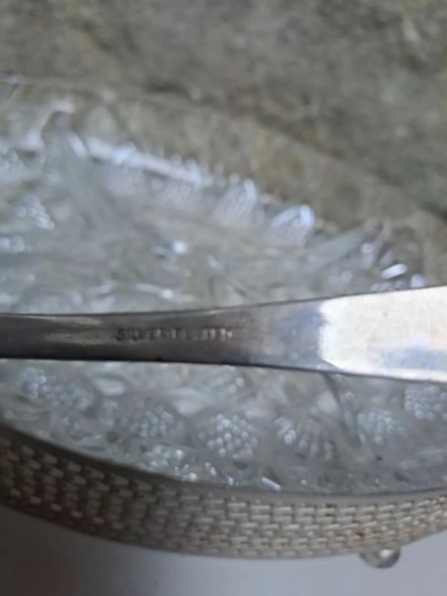 Vintage oval Hors d'Oeuvre set - Image 3