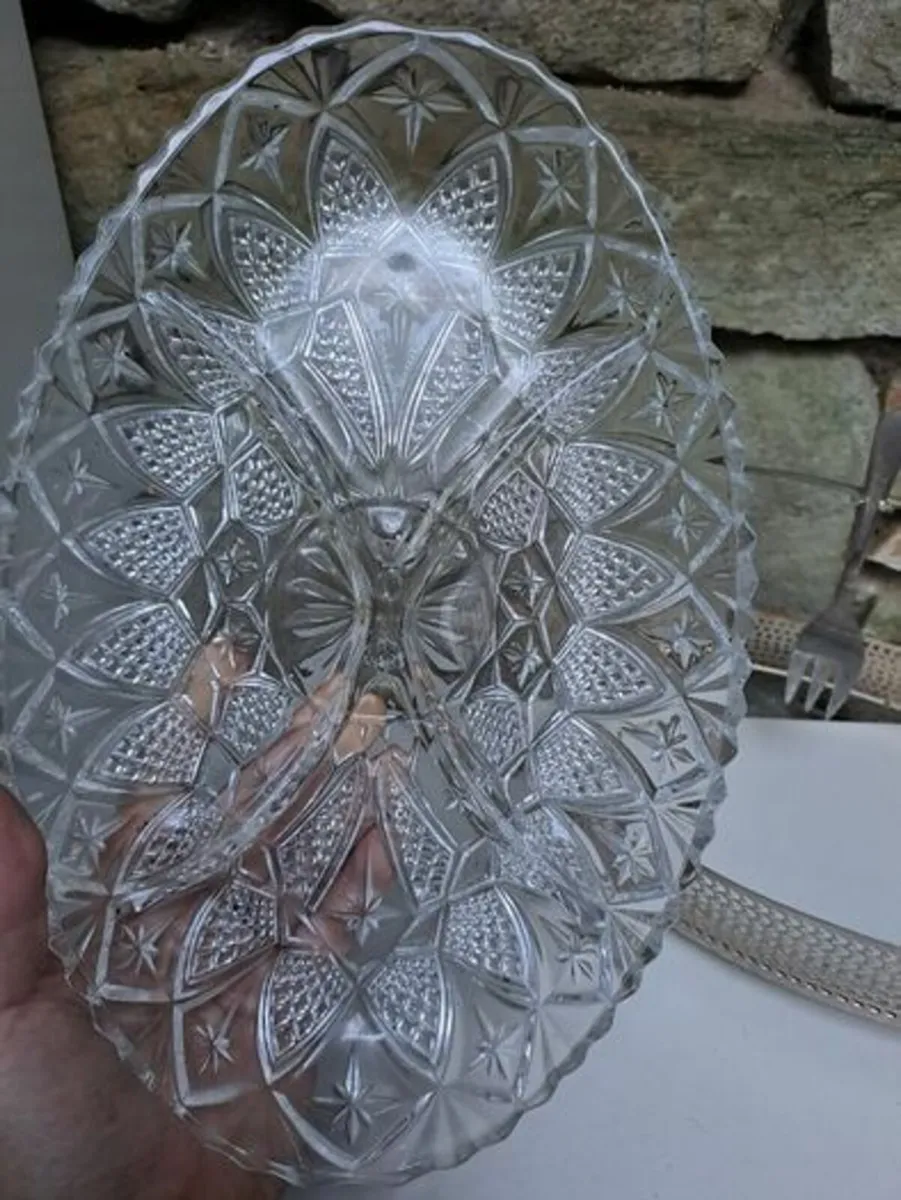 Vintage oval Hors d'Oeuvre set - Image 4