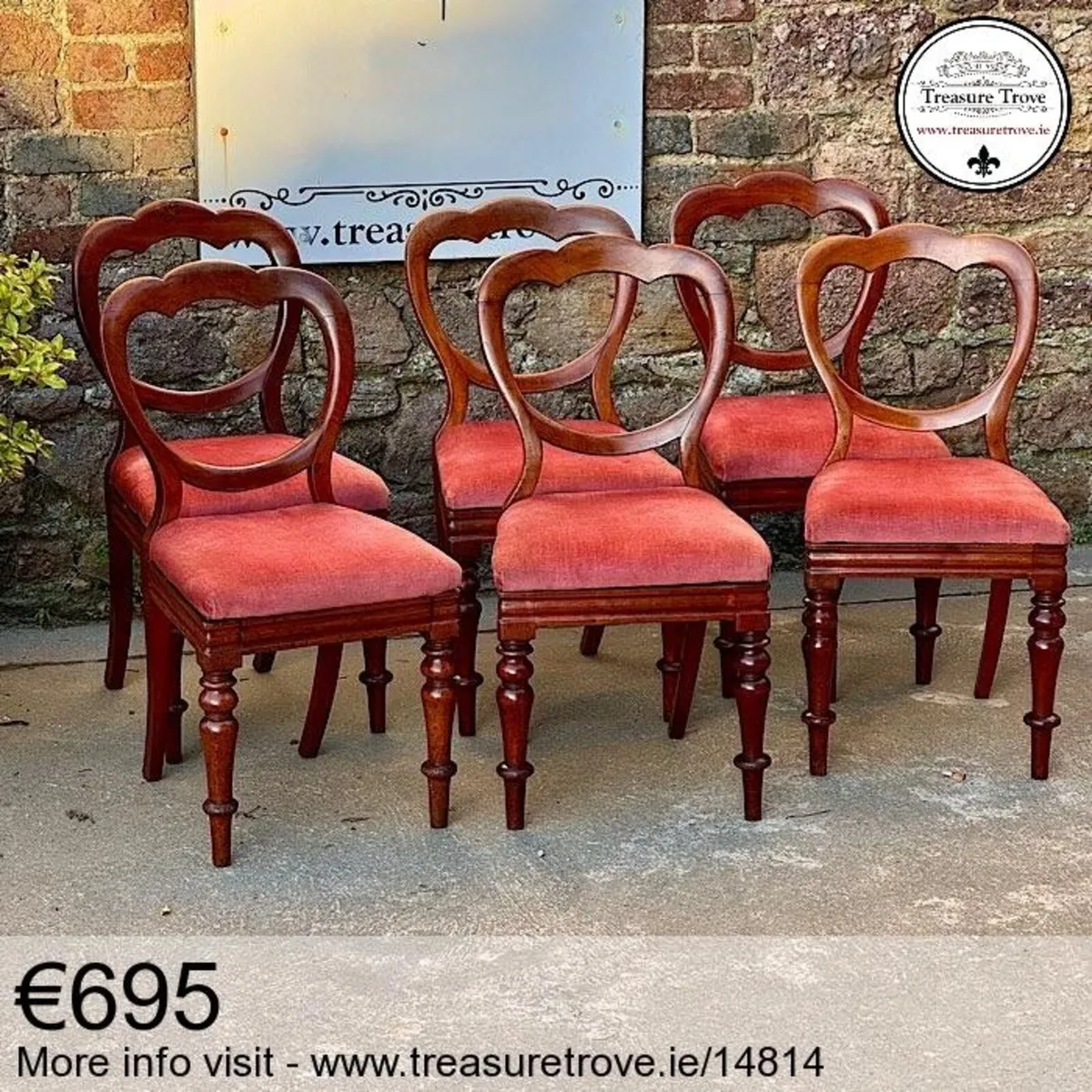 Antique & Vintage Sets of Dining Chairs - Image 1