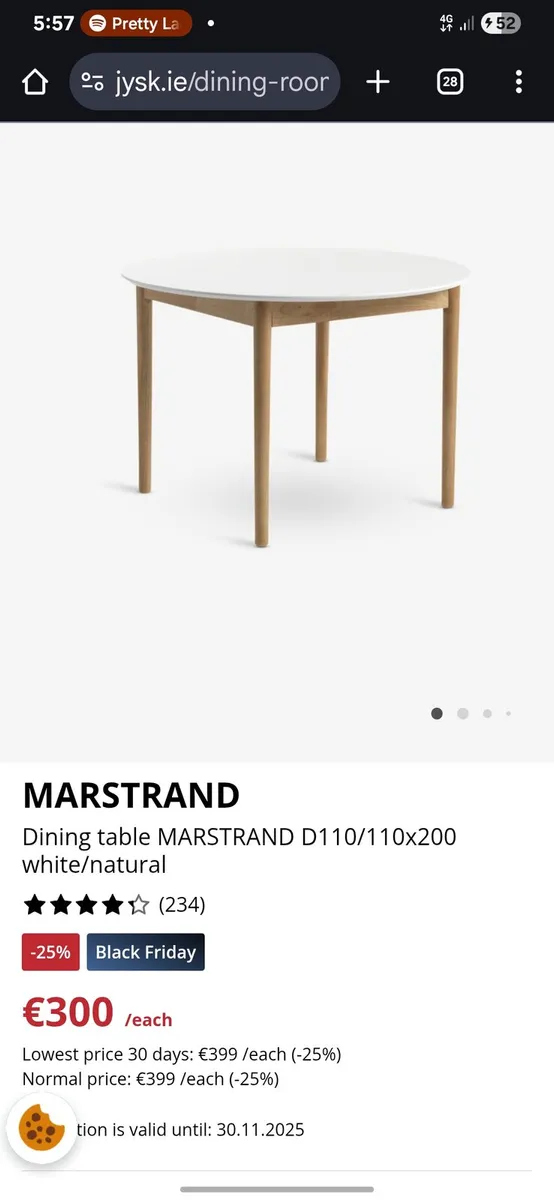 Kitchen table and chairs - Image 2