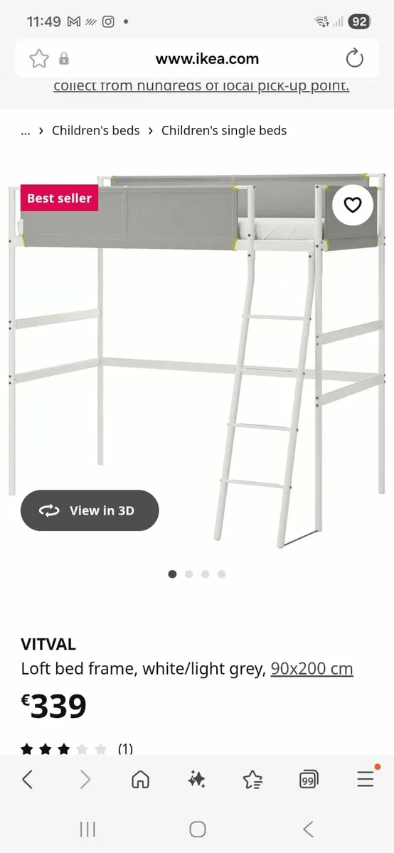 Bunk bed loft space saver - Image 3