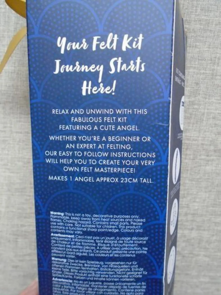 Felt Angel kit, Craft kit, Gift. - Image 4