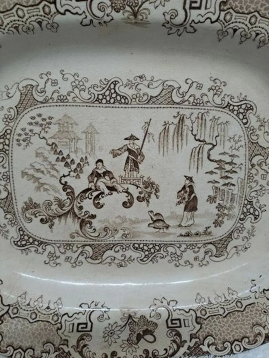 Vintage Chinese carving platter - Image 3