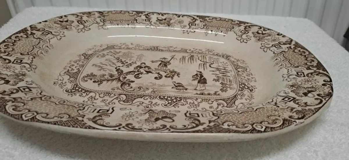 Vintage Chinese carving platter - Image 4