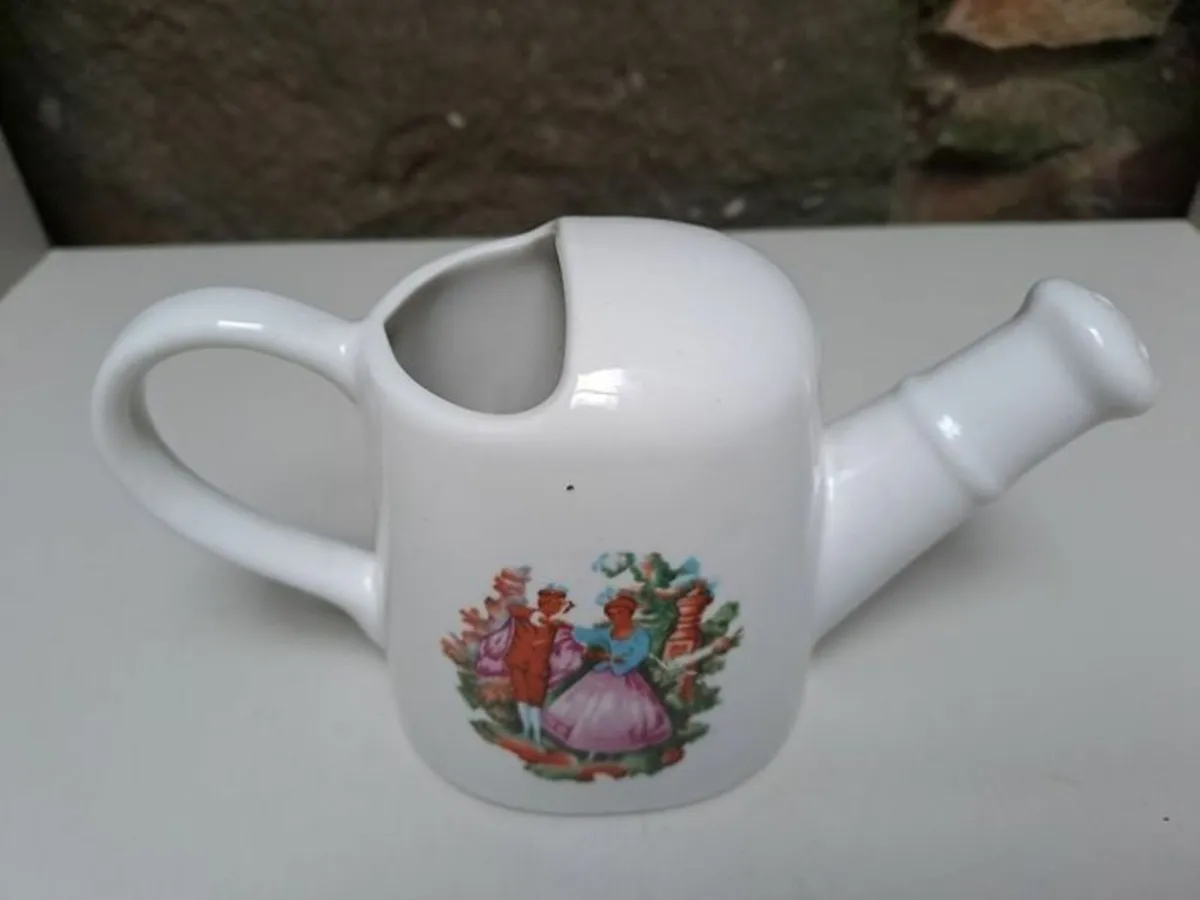 Vintage Chinese ceramic watering can - Image 3