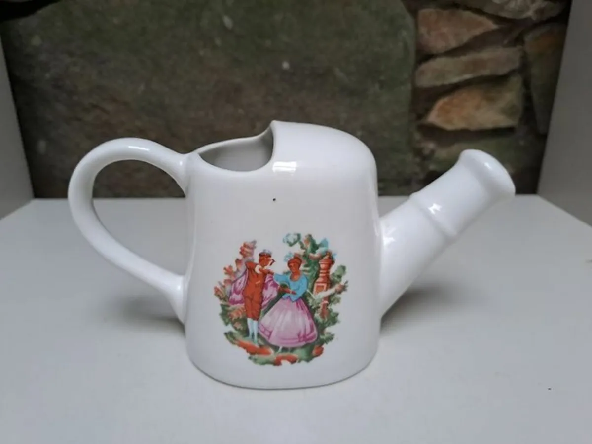 Vintage Chinese ceramic watering can - Image 4