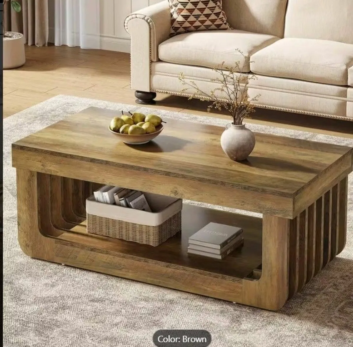 Farmhouse Coffee Table Extra Long - Image 3