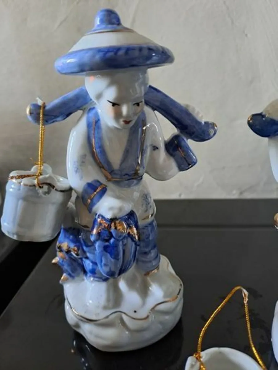 Japanese Fishermen figurines - Image 3