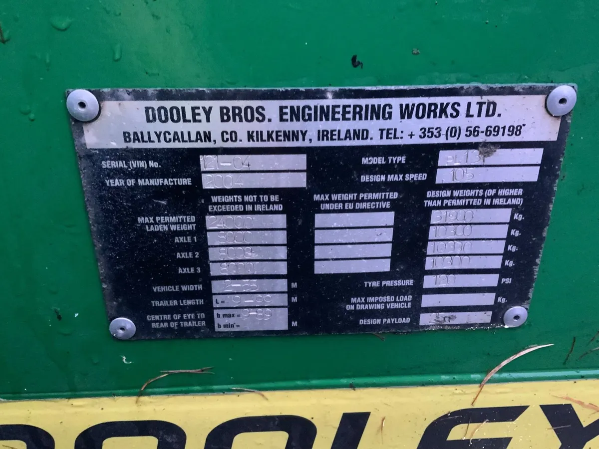 Dooley Low loader trailer - Image 4