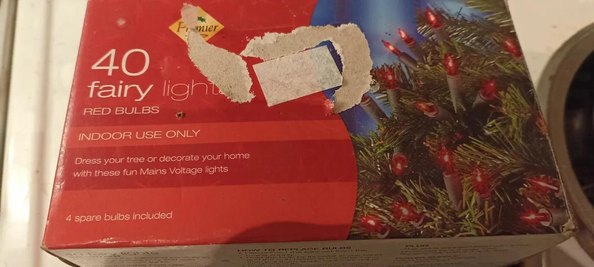 Christmas Tree & Three sets of Lights - Image 2