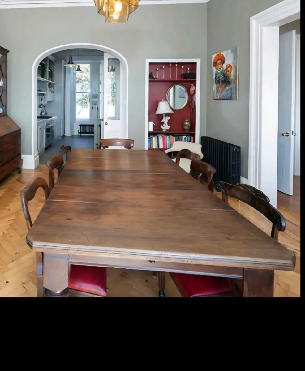 Antique table and chairs - Image 2