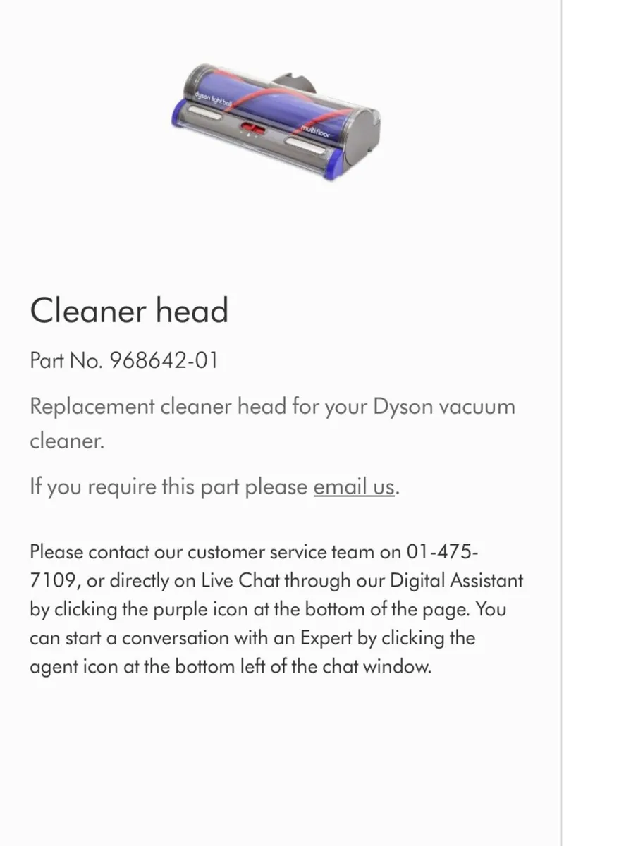 Powerful Dyson Small Ball Allergy + Brand New Part - Image 4
