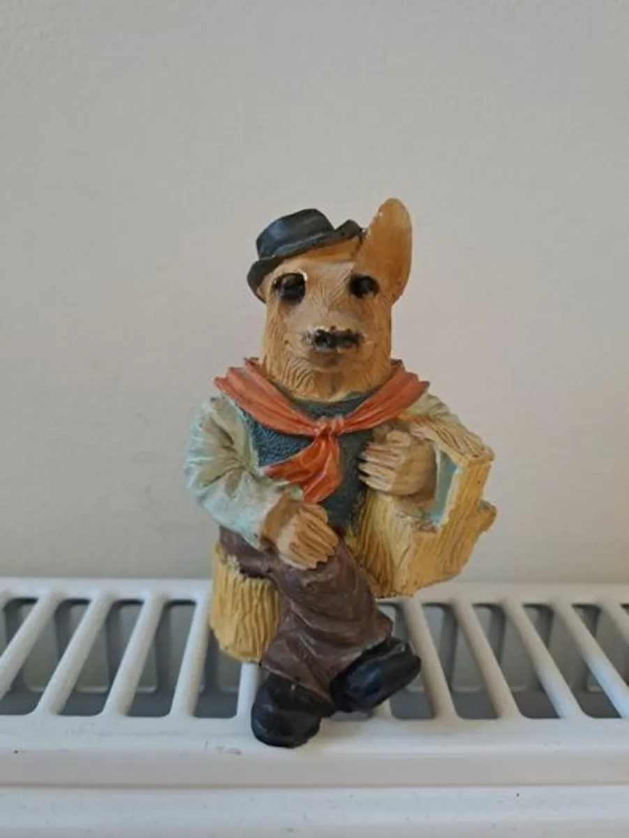 Ceramic Gentleman Dog figurine - Image 1